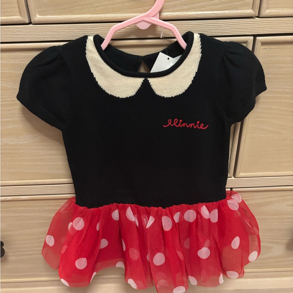 GAP Black and Red Polka Dot Kids Dress